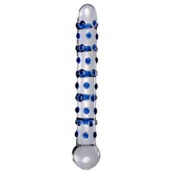 Crystal Glass Pleasure Wand clear 19cm