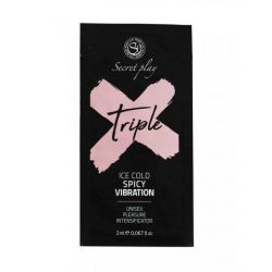 Gel SECRET PLAY TRIPLE X MONODOSE 2 ml
