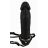 Nasazovací penis INFLATABLE STRAP-ON nafukovací černý