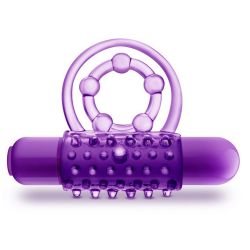 Kroužek vibrační Blush PLAY WITH ME THE PLAYER DOUBLE purple