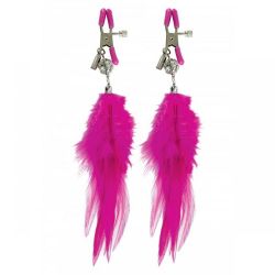 Skřipce na bradavky Fancy Feather Nipple Clamps