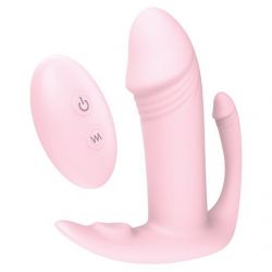 Vibrátor Dream Toys REMOTE TRI-PLEASURER pink