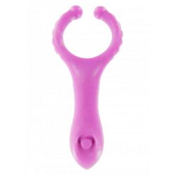 Stimulátor ToyJoy vibrating Clit-Stim C-RING pink