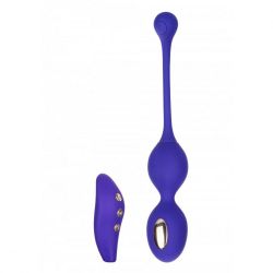 Vaginální kuličky CalExotics Estim Dual Kegel Exerciser blue