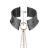 Obojek BIJOUX INDISCREATS DÉSIR MÉTALLIQUE COLLAR black