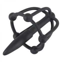 Dilator You2Toys Penis Plug with Glans Cage black