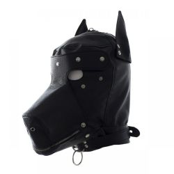 Maska Dog Cosplay s odepinacím čumákem