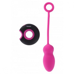 Vibračné vajíčko ToyJoy EMBRACE Aj s ovládačom pink