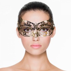Maska na oči EasyToys Metal Mask Open gold