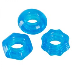 Kroužky na penis Stretchy cock ring set
