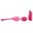 Vibrační kuličky Sweet Smile Love Balls Remote Controlled pink