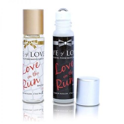 Sada mini roll-on parfémů Eye of Love REBEL men/SEDUCE woman 2x5 ml
