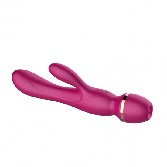 Sucking Double shock Rabbit Vibrator a Womanizer