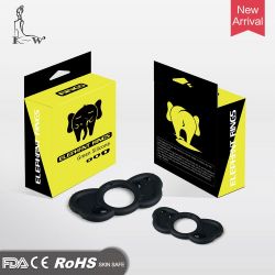 Sada 3 ks erekčních kroužků na penis Elephant, černá