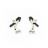 Skřipce na bradavky se zvonečky Bad Women  adjustable nipple clamps