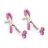 Skřipce na bradavky se zvonečky Bad Women  adjustable nipple clamps
