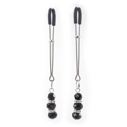 Klipy s korálky, skřipce na bradavky Love adjustable nipple clamps