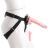 postroj na  Easy Strap on Harness, černý, velikost 60 cm až 142 cm