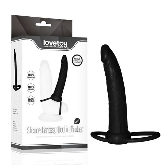 Silicone Fantasy Double Prober, silkonový dvojitý anální kolík