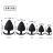 Butt Plugs Sets Black Velvet análny plug set