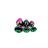 Kolík anální multicolor plug