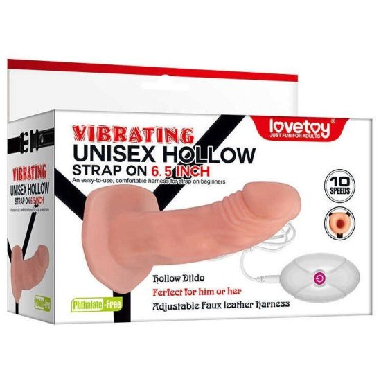 Unisex Vibrační nasazovací penis Strap-on  připínací  LOVETOY