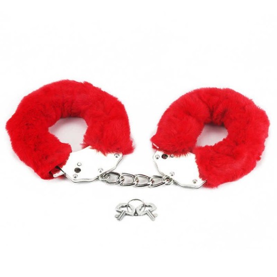 plyšová pouta BDSM Fetish pleasure Fluffy handcuff Lovetoy