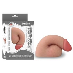 Skinlike soft Dong, měkké dildo pro realistické vyboulení 14 cm