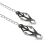 Skřipce na bradavky EasyToys Japanese Clover Clamps With Chain