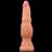 Votrelec, dvojvrstvové silikónové dildo, dĺžka 24cm