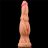 Votrelec, dvojvrstvové silikónové dildo, dĺžka 24cm