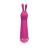 Fashion Succubi Vibračné dildo, Zajačikov prútik s bielymi kamienkami okolo základne, Design USA