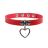 Elegantní obojek Reed Chic Desire HEART, BDSM