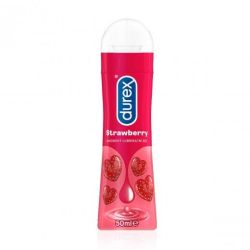 DUREX Strawberry, Jahodový lubrikačný gél, 50 ml