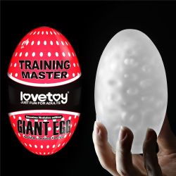 Masturbátor LOVETOY Training Master Giant Egg Stamina Nodules Edition - velké masturbační vejce