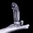 RIKI transparentné dildo s prísavkou 18,5 cm