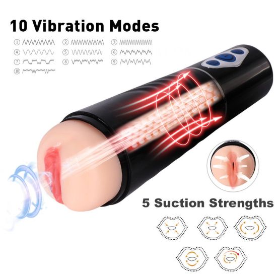 Masturbátor Mars sací a vibrační pro muže