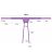 Easy Strap on Harness (bodky) Fialová farba