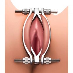 Klitorisová svorka na pysky ohanbia, Adjustable Sex Toy Labia Pussy Clamp Bondage Klitoris