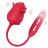ROSE Vibrátor, dildo, lízanie, prirážanie, G Spot, 3 v 1,
