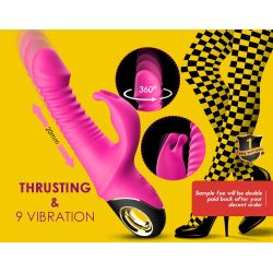 Vibrátor ZING na bod G pro ženy, teleskopické vibrátory s králíčkem s 10 vibračními režimy, stimulátor klitorisu, erotické sexuální hračky pro ženy a páry.