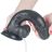 9'' Squirt Extreme Dildo STŘÍKAJÍCÍ - Černé, 23 cm délka, průměr 4,4 cm, vhodně pro anál