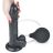 9'' Squirt Extreme Dildo STŘÍKAJÍCÍ - Černé, 23 cm délka, průměr 4,4 cm, vhodně pro anál