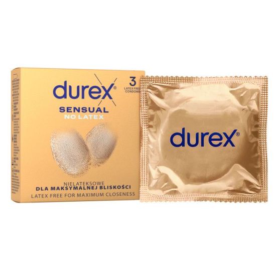 DUREX kondomy Sensual No Latex 3 ks