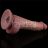 8.5'' Vibrating Dual Density Power Cock,  vibrační dildo s dvojí hustotou materiálu