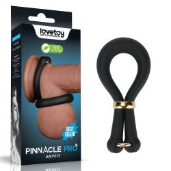 Univerzální erekční kroužek na penis, Pinnacle Pro Anyfit, černý
